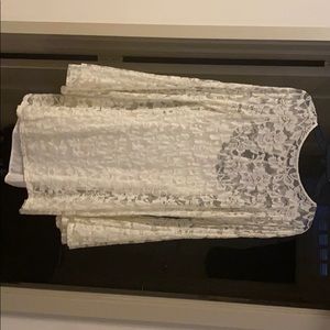 Abercrombie & Fitch lace dress with bell sleeve